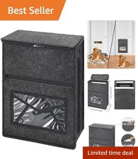 Elegant Grey Felt Letter Box