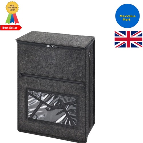 Letter box catcher grey felt - box,