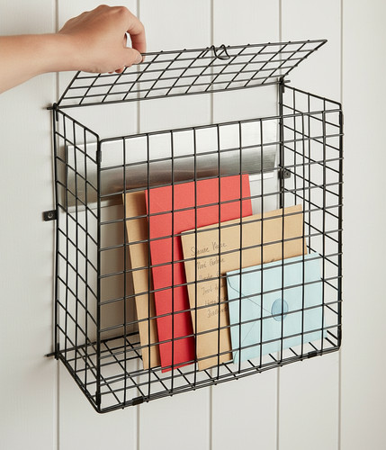 Letter cage post collector - cage,